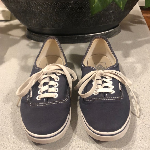 Vans Other - Vans U Authentic Unisex - sz 5.5 Men, sz 7 Women Navy Off The Wall Sneakers
